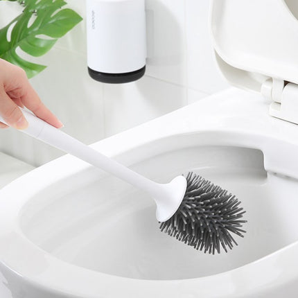 Non-stick Hair Soft Plastic Brush Head Toilet