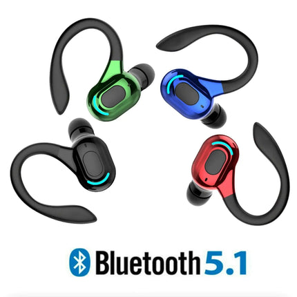 New Bluetooth 5.1 Headset Wireless Earbuds Earphones Stereo Headphones Ear Hook
