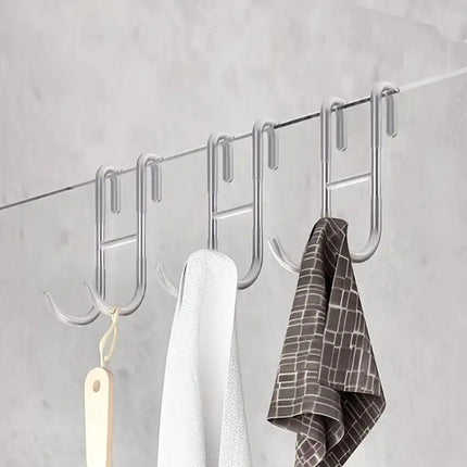 1pc Rust Resistant Multifunctional Shower Door Hook