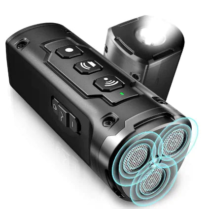Ultrasonic Dog Bark Deterrent with LED Flashlight